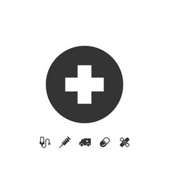 medical sign icon vector illustration for website and graphic design