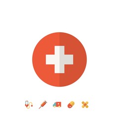 medical sign icon vector illustration for website and graphic design