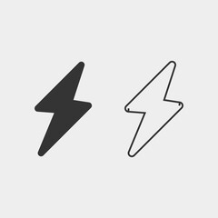 flash icon vector illustration for website and graphic design