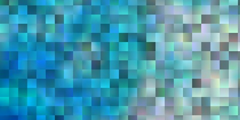 Light BLUE vector background with rectangles.