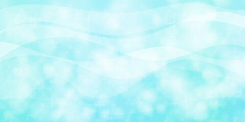 Turquoise Sparkle Background Illustration Design