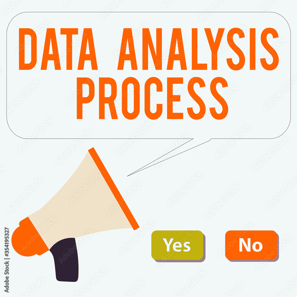 Fototapete word writing text data analysis process. business photo showcasing build a dashboard and analyze wit