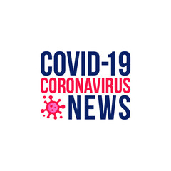Coronavirus 2019-nCoV. Corona virus poster vector illustration COVID-19