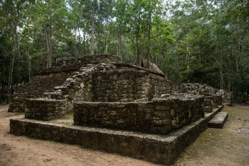 Coba Mayan ruins, Mexico.  archeological site