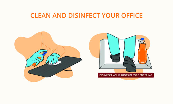 Clean And Disinfect Your Computer Keyboard Clean Your Shoes Before Entering The Office