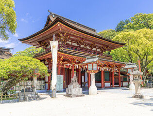 Fototapeta premium 太宰府天満宮（楼門）_福岡県太宰府市