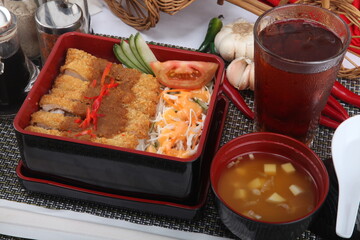 Bento food is traditional japanese food