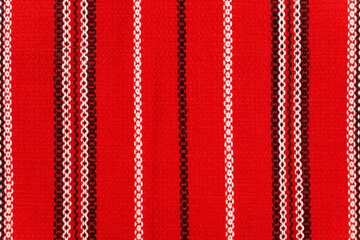 Fragment of Romanian folk seamless pattern. Traditional carpet design.