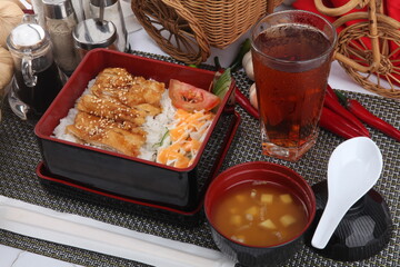 Bento food is traditional japanese food
