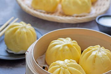 Steamed Creamy Custard Bun