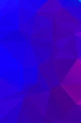 Abstract blue vivid triangle geometrical background, vector Illustration