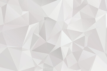 Abstract Lowpoly vector Gray background. Template for style design