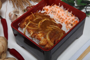 Bento food is traditional japanese food