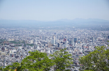 藻岩山からの景色