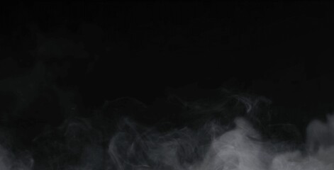 smoke on black background - 354201544