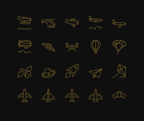 Aircraft Icons.