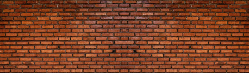 Obraz premium Orange brick wall texture background