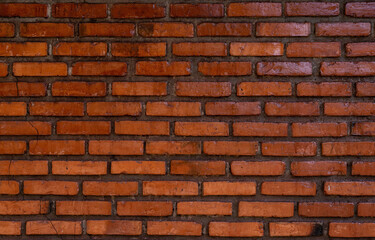 Orange brick wall texture background