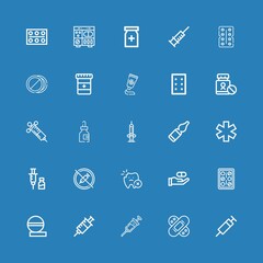 Editable 25 cure icons for web and mobile