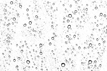 Water rain drops or water drops on white background, Water bubbles underwater background, water drops on glass