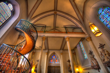 Obraz premium The Miraculous Staircase of The Loretto Chapel