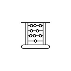 Abacus Icon Vector Design Template