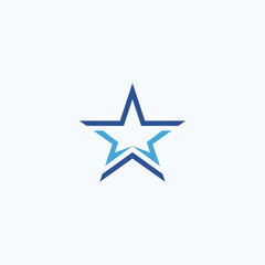 Star logo design template vector