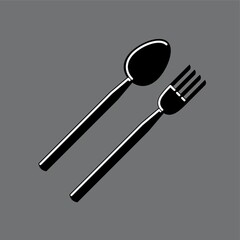 Spoon and fork