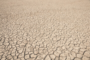 Ground cracks drought crisis environment background.