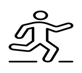 CARDIO WORKOUT icon vector for web and app
