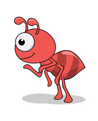 Ant Cartoon Cute Insect Animals Vector Image