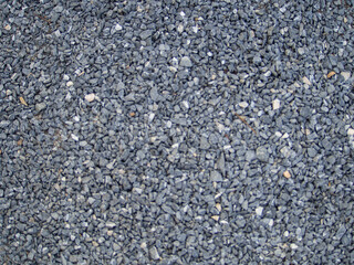 blue rocks are on the ground