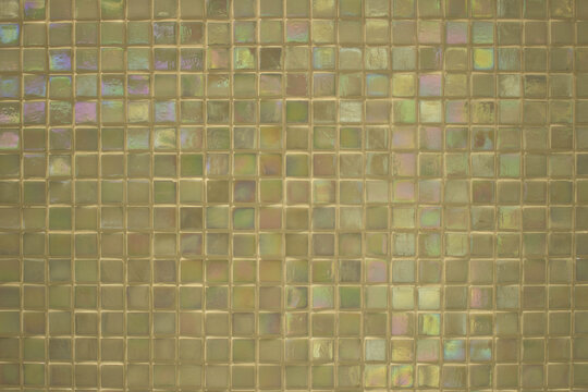 Pearl bluish fine tiles texture for the background in yellow