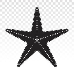 Starfish / animals sea star fish marine life flat icon for apps and websites