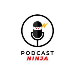 Podcast Ninja Logo