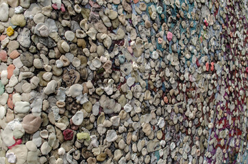 Chewing Gum Wall in Berlin