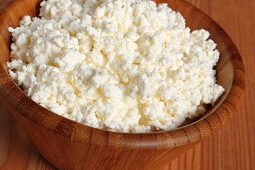 Bowl of cottage cheese