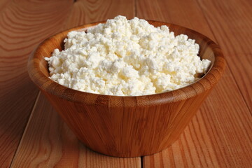 Bowl of cottage cheese