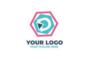 Naklejka premium Alphabet Business Logo Template