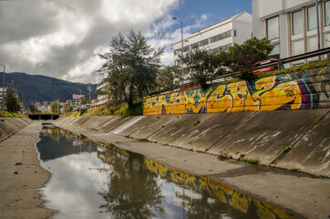 Bogota Urban River Canal