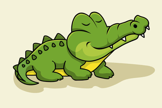 Crocodile Cartoon Alligator Cute Animals