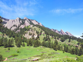 Fototapeta na wymiar Hiking. Colorful Colorado