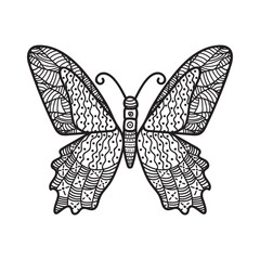 Butterfly monochrome design