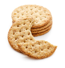 Cracker Isolated on White Background