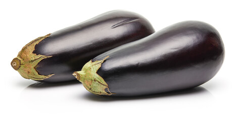 Eggplant Isolated on White Background