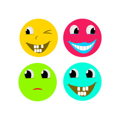 Emoticon expression icon