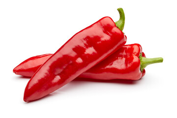 Red Pepper Isolated on White Background