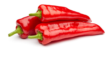 Red Pepper Isolated on White Background