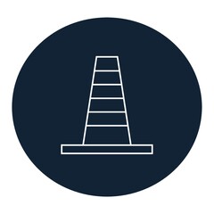Traffic cone icon