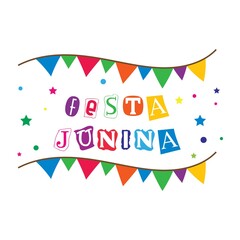 Festa junina celebration vector